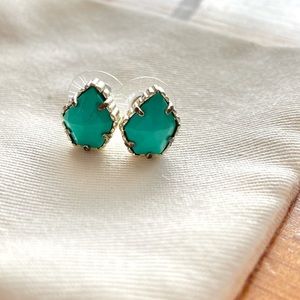 Kendra Scott Tessa Silver Studs in Teal